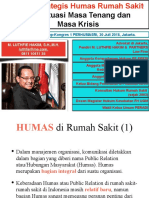 Peran Humas RS Dalam Masa Tenang Dan Masa Krisis 2