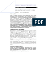 Current Status of Banana Research in India: M.M. Mustaffa and S. Sathiamoorthy