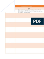 Course Schedule - Johanes