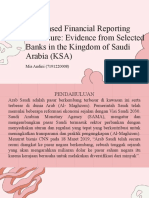 Web-based Financial Reporting in Saudi Banks