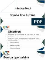 Presentación Práctica No 4. Bomba Tipo Turbina