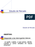 Estudio de Mercado