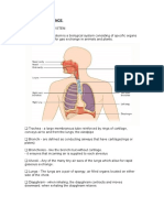 REVIEWER RESPIRATORY SYSTEM