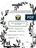 Mercado Peruano Por Sectores