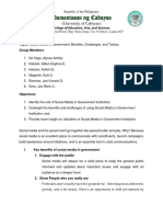 Group 3 Social Media in Government Benefits Challenges and Tactics