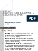 ESE 520 - Guide to Industrial Hygiene, Sanitation, Occupational Safety & Classification of Workers