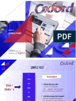 Lesson 16. Simple Past Tense. Use of Did. Regular and Irregular Verbs (FINAL)