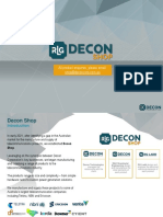 Decon Shop - Product Catalogue 2022