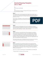 Backwards Planning Template - Steps