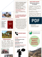 Triptico Incendios