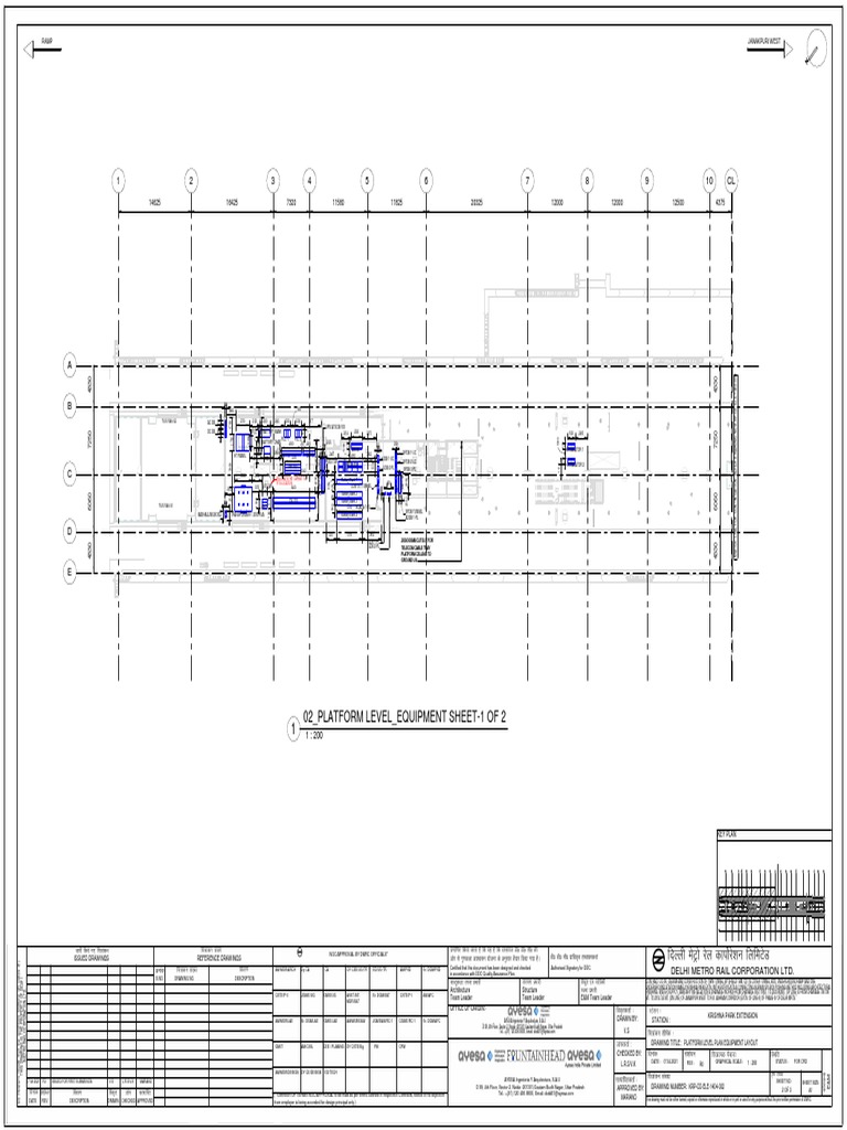 KrpCdEle1404002 Platform Level Plan Equipment Layout PDF