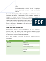 Proceso Administrativo: Planeación, Organización, Integración, Dirección y Control