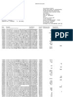 HDFC Bank statement summary