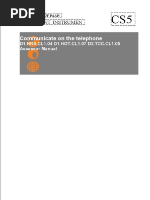 CS 3. AI COMMUNICATE ON THE TELEPHONE