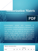 Authorization Matrix