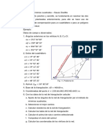 TRIANGULACION Método de Mínimos Cuadrados - Parte 04