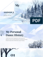 Tracing My Dance History Presentation