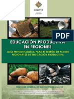 Educación Productiva en Regiones - 2022