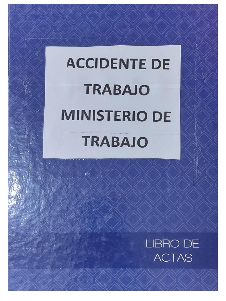 Registro de Accidentes de Trabajo PDF