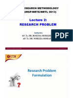 RM - Lecture 2 - Problem Identification