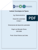Dimensiones del desarrollo sustentable ITESM Tijuana