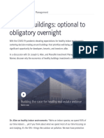Healthy Buildings - Optional To Obligatory Overnight