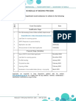 Schedule of SHP RFQ - RFP 2022