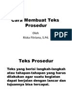 Membuat Teks Prosedur