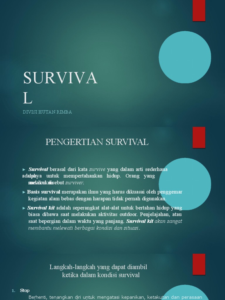 Survival | PDF