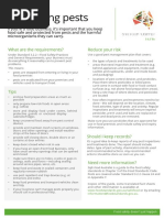 Standard Operating Procedure For Pest Control | PDF | Pest Control ...