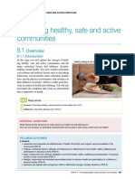 Topic 8 - Promoting Healthy Safe Active Communities