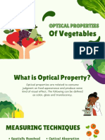Optical Properties of Vegetables