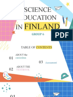 Teaching Science in Finland
