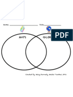 Venn Diagram - Maps and Globes