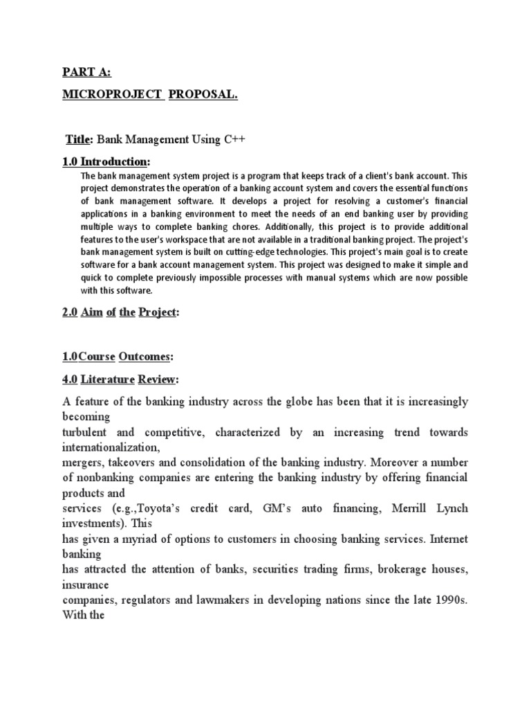 C++ Bank Management System Project | PDF | Banks | Subroutine