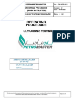 PM-NDE-001 UT Procedure Revision 1
