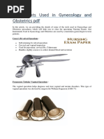 Labour Room Equipment and Instruments List | PDF | Childbirth | Human ...