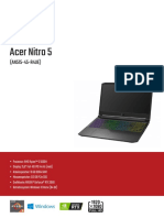 Acer Nitro AN515-45 Produktdatenblatt