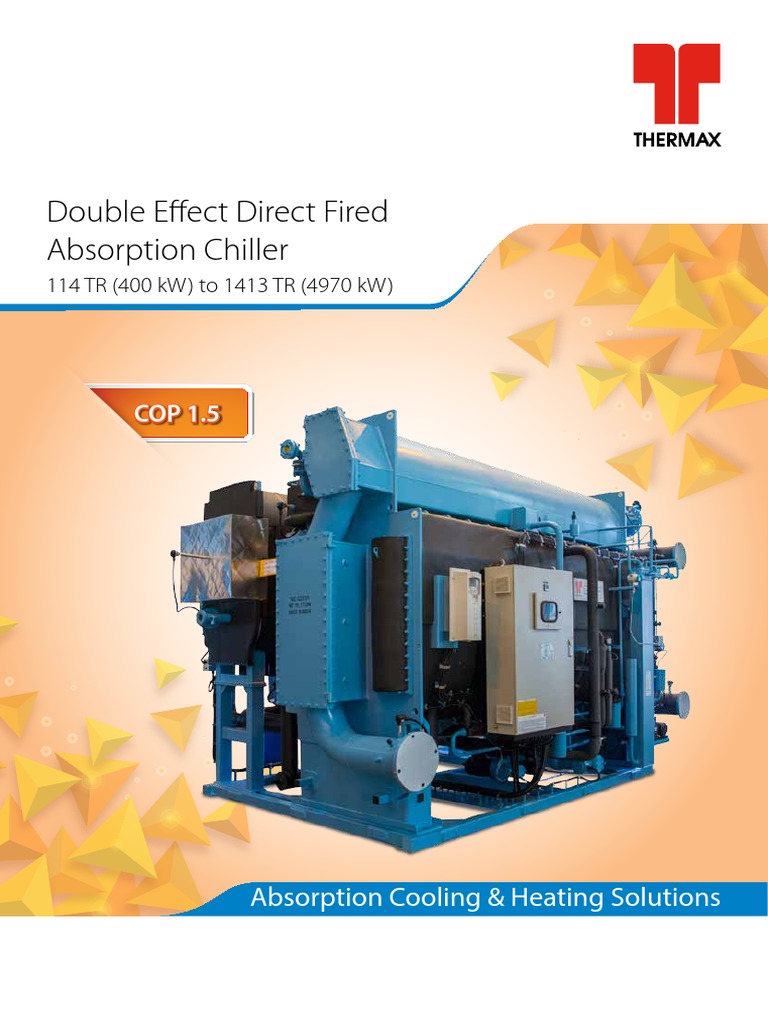 Thermax Double Effect Direct Fired Brochure PDF Heat Exchanger Water