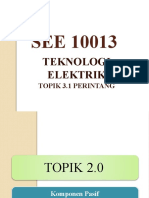 Nota See 10013 (Topik 3.1) (Komponen Pasif) (Perintang)