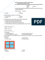 Soal Pas Kls 1 Tema 4