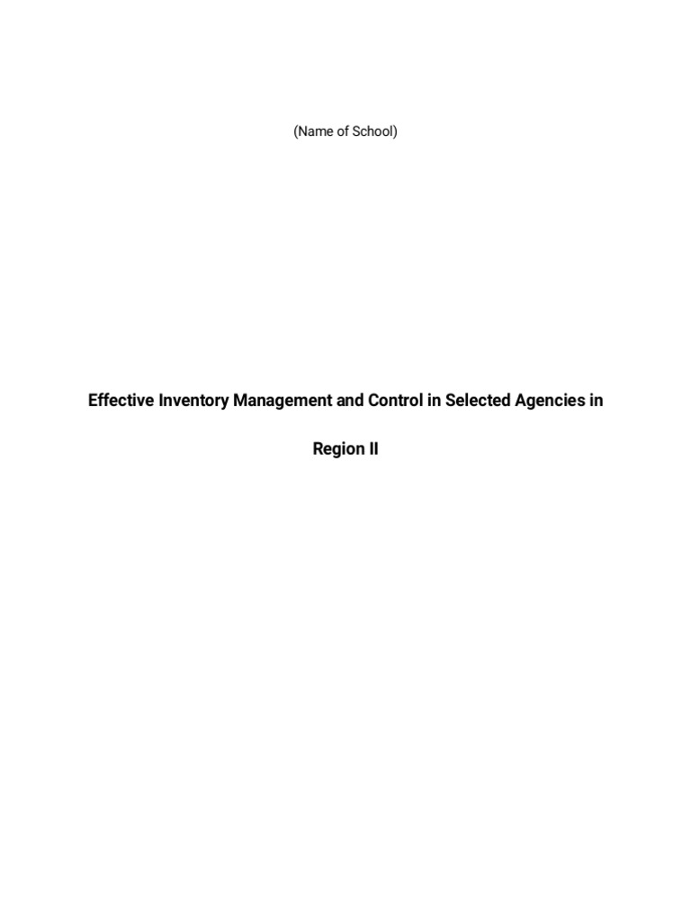 SME Inventory Management Guide | PDF | Inventory | Supply Chain
