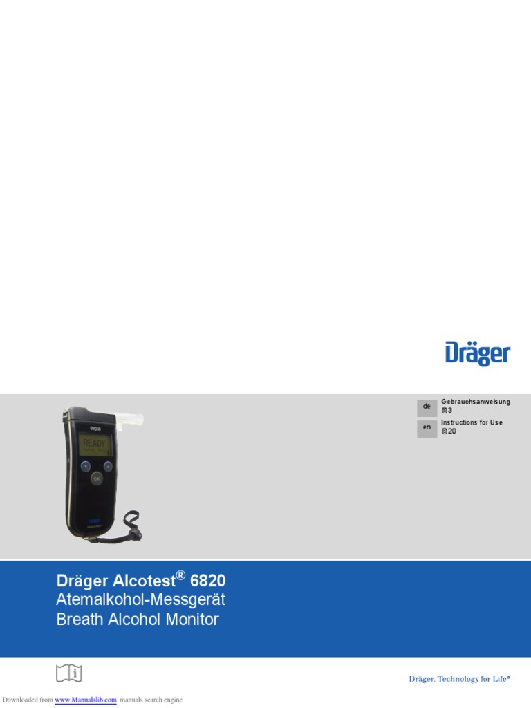 Alcotest 6820 | PDF