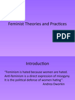 Feminist Theories and Practices