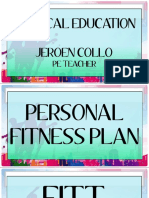 Personal Fitness Plan FITT Module 2