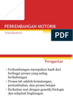 Perkembangan Motorik