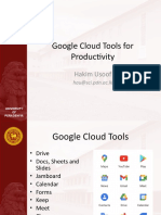 Google Cloud Tools For Productivity