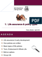 Unit 1 - Life Assurance Policy Types