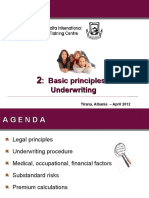 Unit 2 - Basic Principles Underwriting