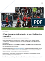 Efter Juventus Drömstart - Kryss I Italienska Stormötet - SVT Sport